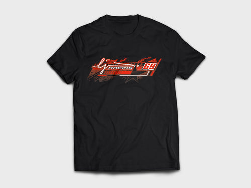 Mens Black LJ Racing T-Shirt 25/26 Edition